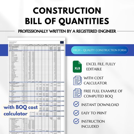 Bill of Quantities