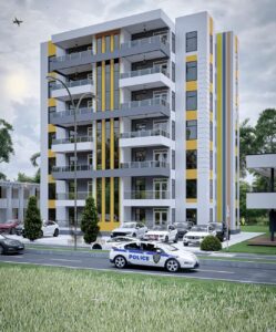 This is an apartment building